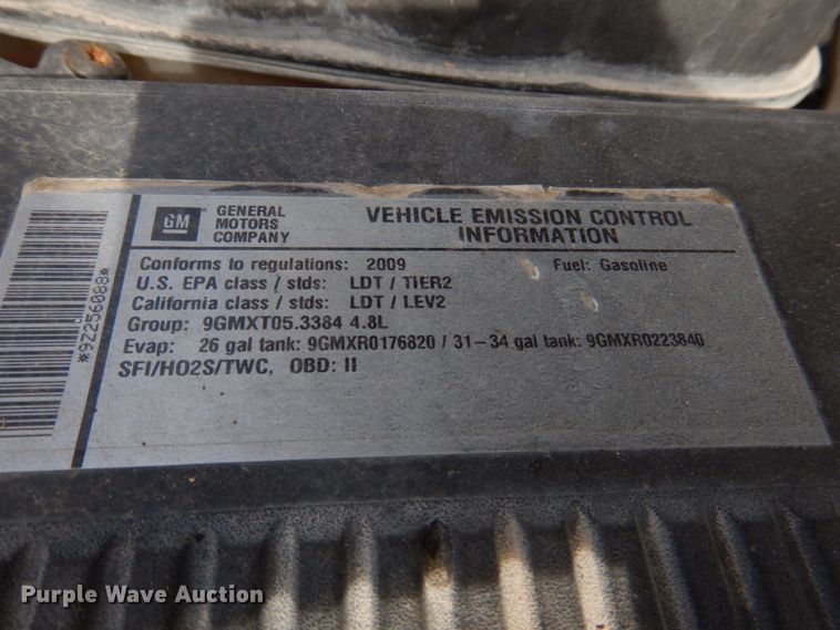 image for item DK1401 2009 Chevrolet Silverado 1500  Ext. Cab pickup truck