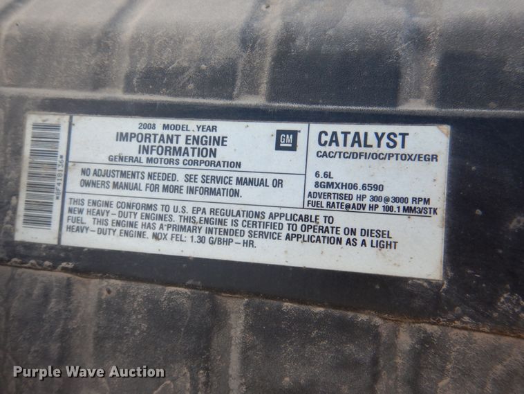 image for item DK1413 2008 Chevrolet C4500  dump truck