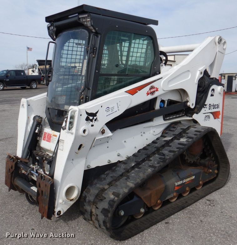 image for item DK1416 2019 Bobcat T870  tracked skid steer loader