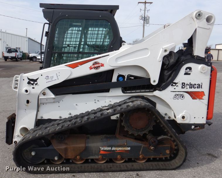 image for item DK1416 2019 Bobcat T870  tracked skid steer loader