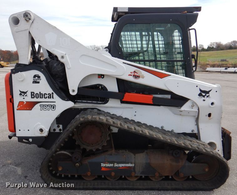 image for item DK1416 2019 Bobcat T870  tracked skid steer loader
