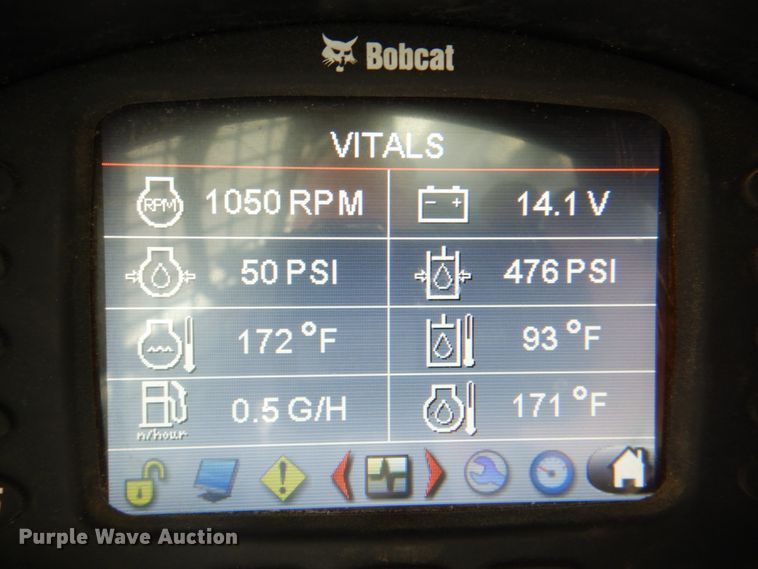 image for item DK1416 2019 Bobcat T870  tracked skid steer loader