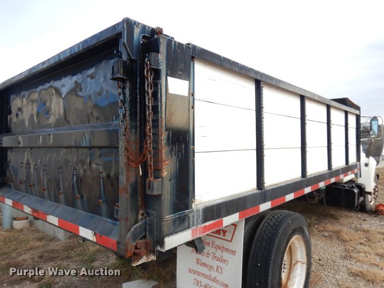 image for item DK3028 1998 Ford F700  dump flatbed truck