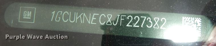 image for item DK3152 2018 Chevrolet Silverado 1500  Crew Cab pickup truck