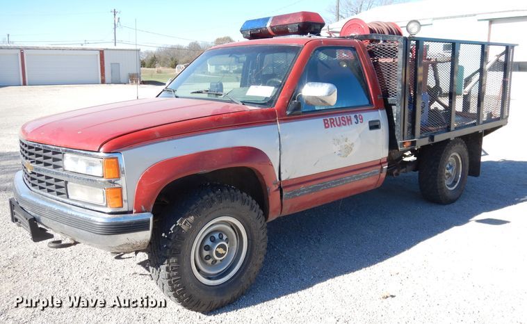 image for item DK3185 1993 Chevrolet K2500  brush fire truck