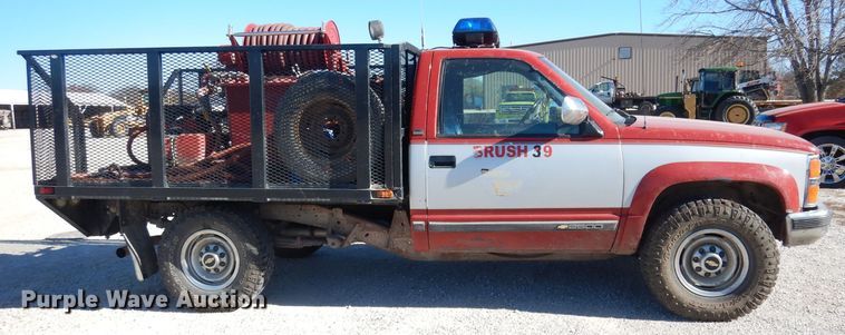 image for item DK3185 1993 Chevrolet K2500  brush fire truck