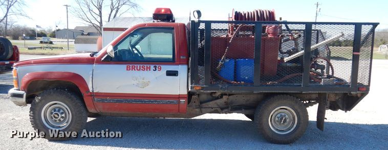 image for item DK3185 1993 Chevrolet K2500  brush fire truck
