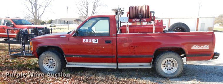 image for item DK3186 1988 Chevrolet K2500  brush fire truck