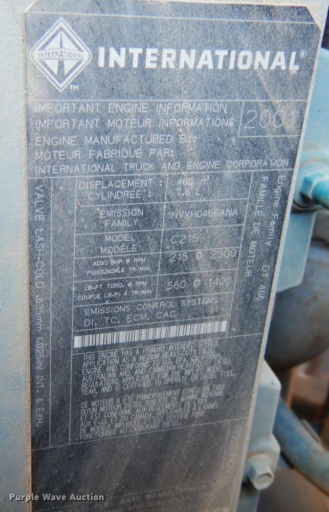 image for item DK3364 2002 International 4300  bucket truck