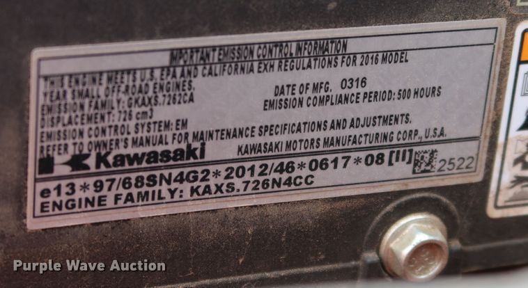 image for item DL0654 Bad Boy Maverick  ZTR lawn mower