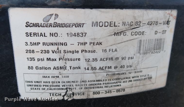 image for item DL0657 (2) air compressors