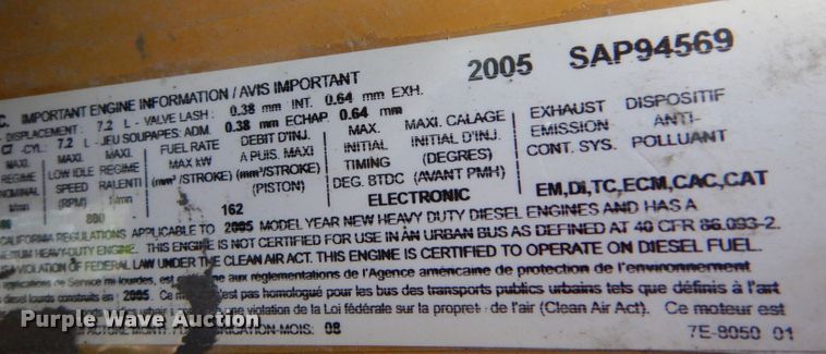 image for item DL3481 2006 Blue Bird Vision  school bus