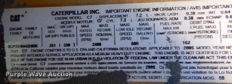 image for item DL3481 2006 Blue Bird Vision  school bus