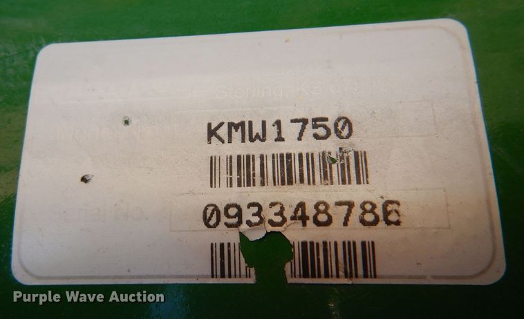 image for item DL3499 KMW 1750 loader