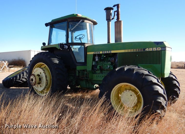 image for item DL3500 1984 John Deere 4850  MFWD tractor