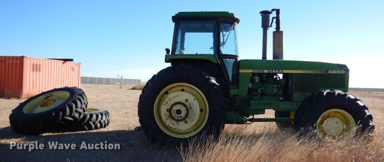 image for item DL3500 1984 John Deere 4850  MFWD tractor