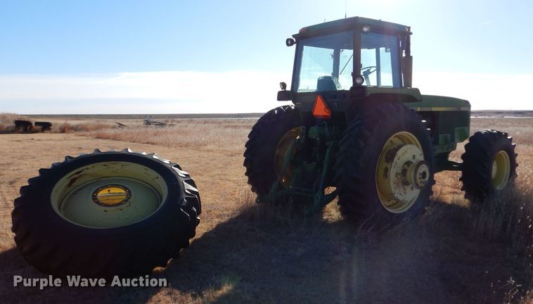 image for item DL3500 1984 John Deere 4850  MFWD tractor