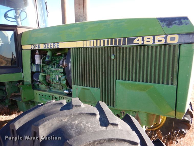 image for item DL3500 1984 John Deere 4850  MFWD tractor