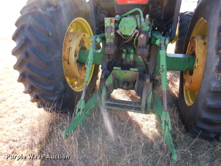 image for item DL3500 1984 John Deere 4850  MFWD tractor