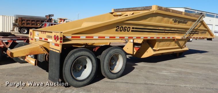 image for item DN5362 1995 Load King 2060-40-2  bottom dump trailer