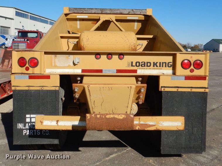 image for item DN5362 1995 Load King 2060-40-2  bottom dump trailer