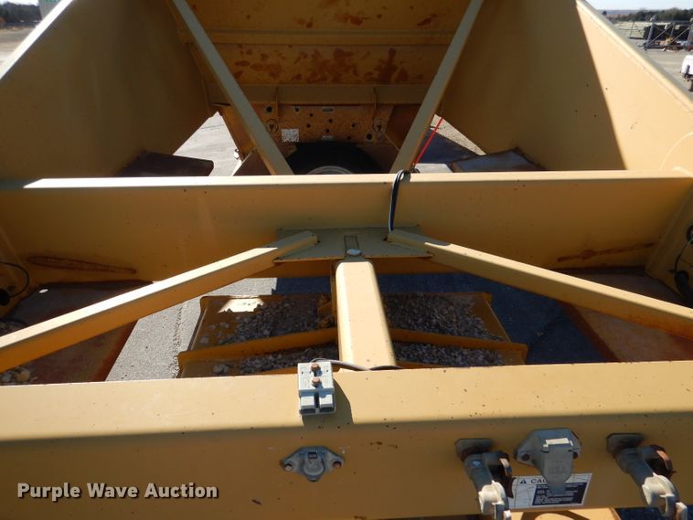 image for item DN5362 1995 Load King 2060-40-2  bottom dump trailer