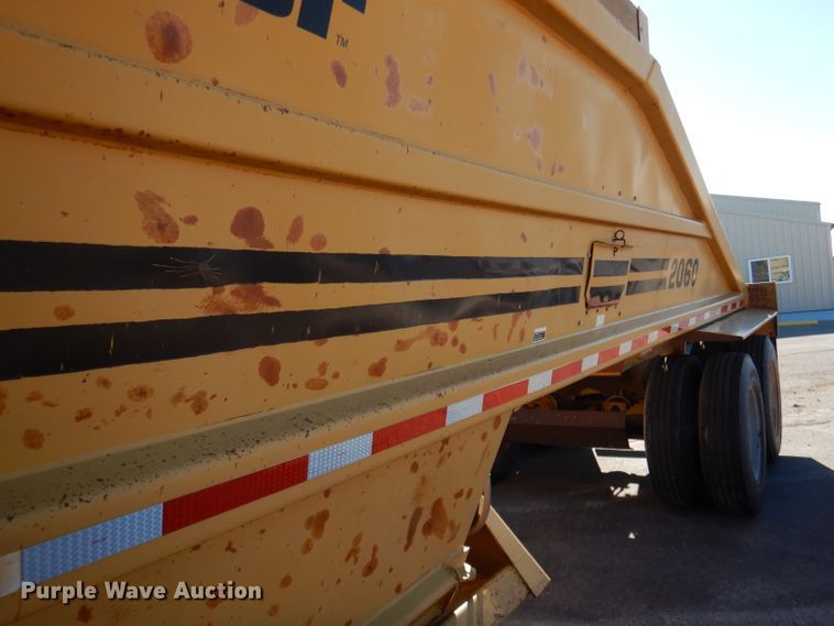 image for item DN5362 1995 Load King 2060-40-2  bottom dump trailer