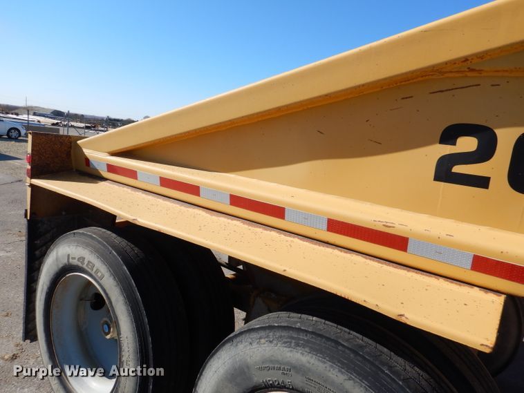 image for item DN5362 1995 Load King 2060-40-2  bottom dump trailer