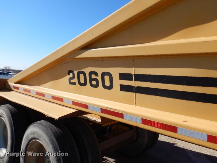 image for item DN5362 1995 Load King 2060-40-2  bottom dump trailer