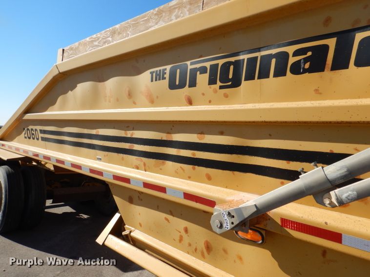 image for item DN5362 1995 Load King 2060-40-2  bottom dump trailer