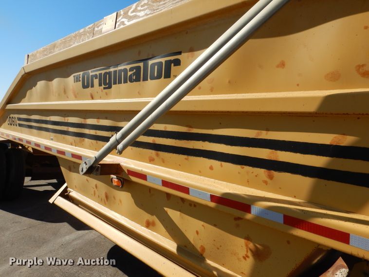 image for item DN5362 1995 Load King 2060-40-2  bottom dump trailer