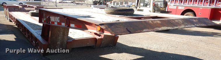 image for item DN5363 2009 Trail King TK110FG513  lowboy equipment trailer