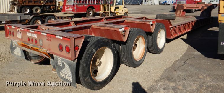 image for item DN5363 2009 Trail King TK110FG513  lowboy equipment trailer