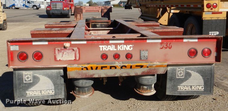 image for item DN5363 2009 Trail King TK110FG513  lowboy equipment trailer