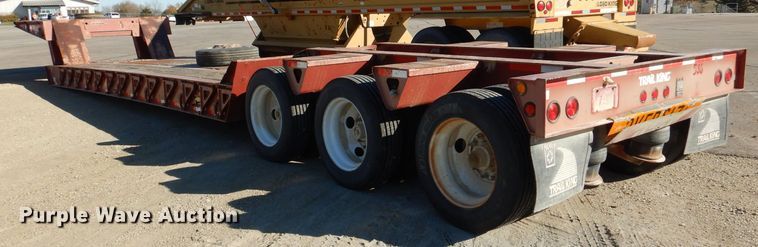 image for item DN5363 2009 Trail King TK110FG513  lowboy equipment trailer