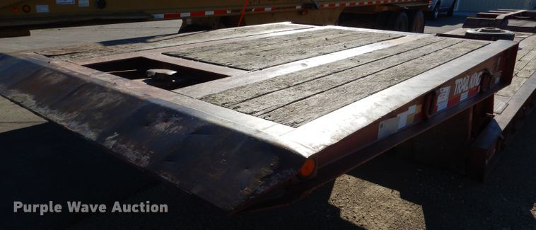 image for item DN5363 2009 Trail King TK110FG513  lowboy equipment trailer