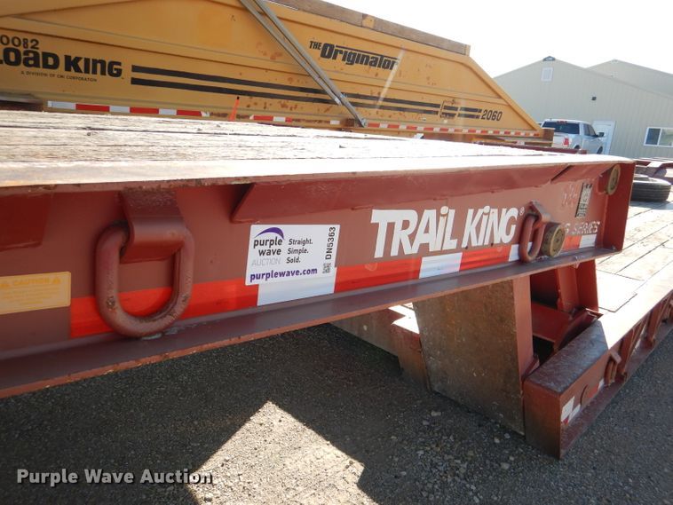 image for item DN5363 2009 Trail King TK110FG513  lowboy equipment trailer