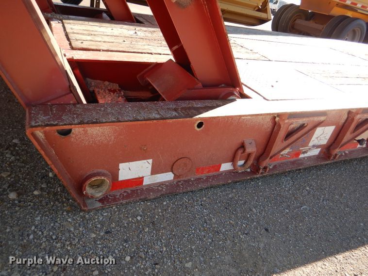 image for item DN5363 2009 Trail King TK110FG513  lowboy equipment trailer
