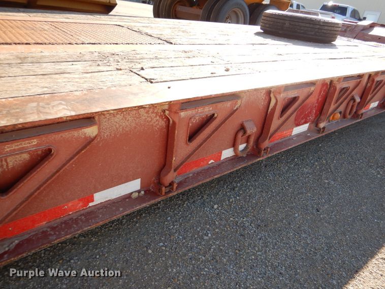 image for item DN5363 2009 Trail King TK110FG513  lowboy equipment trailer