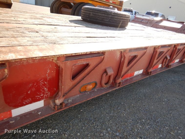 image for item DN5363 2009 Trail King TK110FG513  lowboy equipment trailer