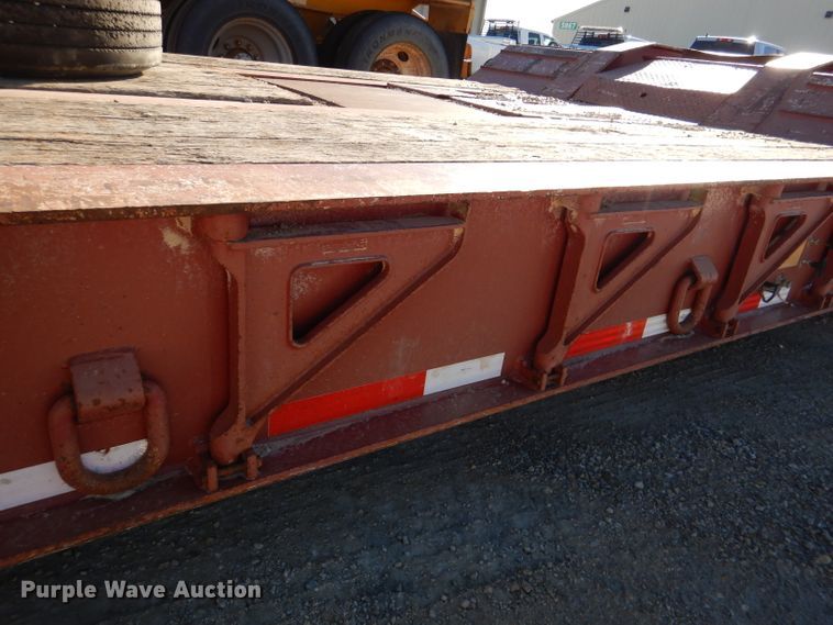 image for item DN5363 2009 Trail King TK110FG513  lowboy equipment trailer