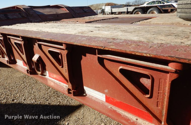 image for item DN5363 2009 Trail King TK110FG513  lowboy equipment trailer