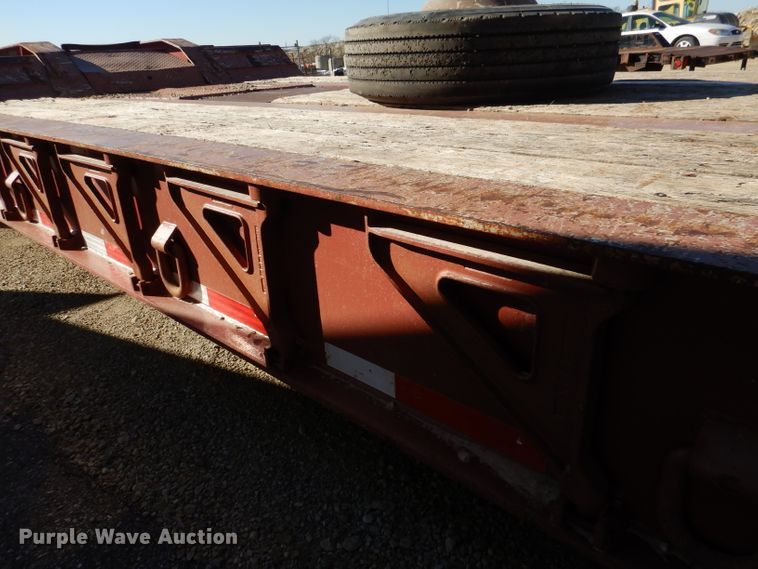image for item DN5363 2009 Trail King TK110FG513  lowboy equipment trailer