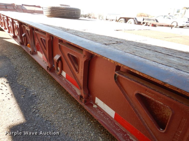 image for item DN5363 2009 Trail King TK110FG513  lowboy equipment trailer