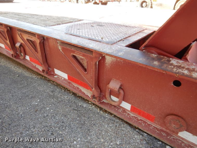image for item DN5363 2009 Trail King TK110FG513  lowboy equipment trailer