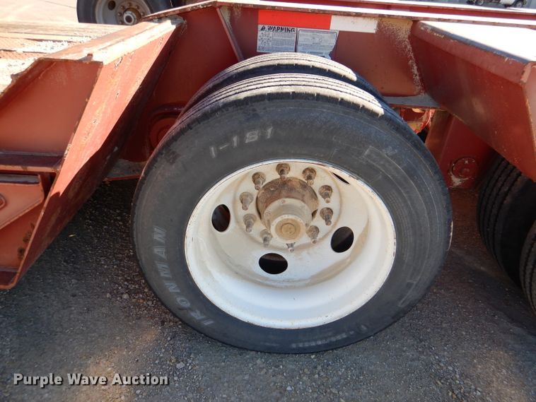 image for item DN5363 2009 Trail King TK110FG513  lowboy equipment trailer