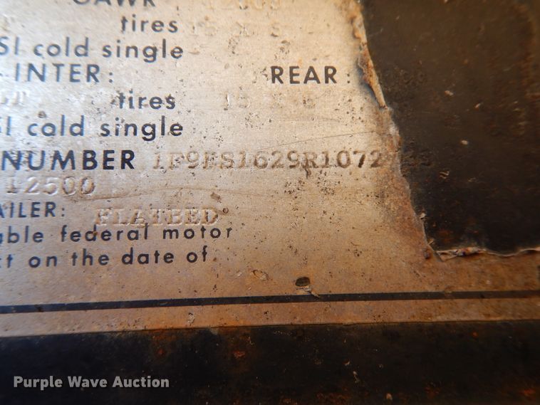 image for item DN5364 1994 Felling  utility trailer