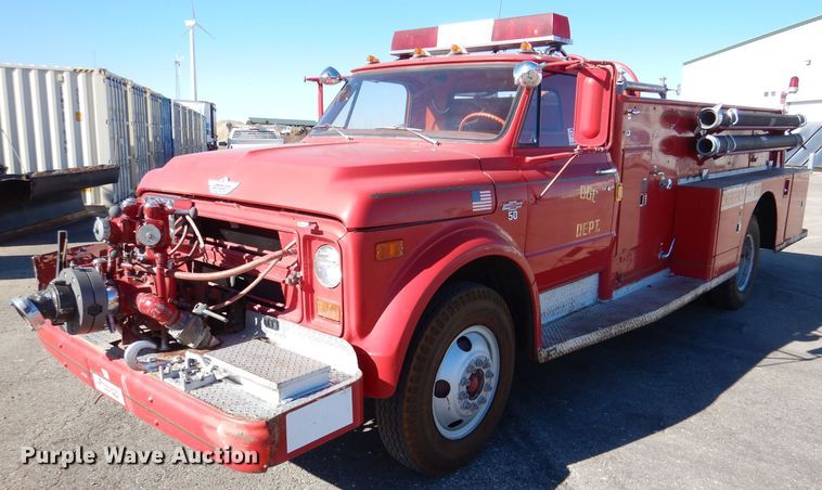 image for item DN5366 1968 Chevrolet C50  fire truck