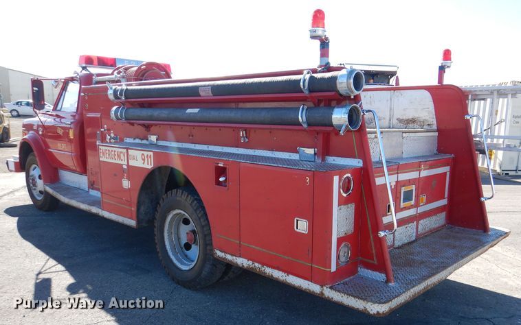 image for item DN5366 1968 Chevrolet C50  fire truck