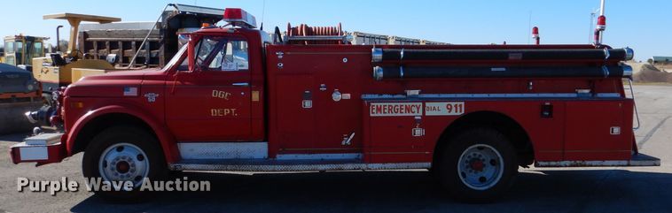 image for item DN5366 1968 Chevrolet C50  fire truck